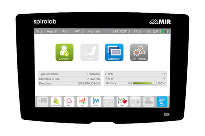 Mir Spirolab Masaüstü SpirometreCebri Medikal